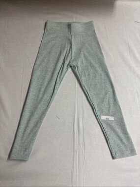 Kids Stretch Leggings in Heather Mint